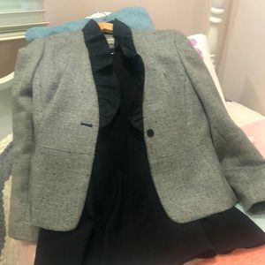 Emmanuel Ungaro wool blazer with ruffle collar